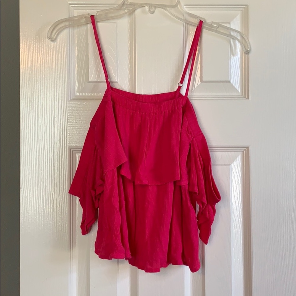 Pink summer tank top